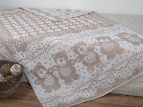 3с109.414ж2 На прогулке (лен3) Плед 104х160 см