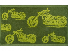 6с104.411ж1 Мото-паттерн(болотный1) Полотенце махровое 67х40см