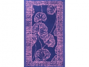 1с105.413ж1 Весенний напев(пурпурн3) Полотенце махровое 50х30 см