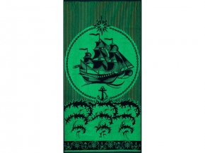 6с102.413ж1 Пляжное (темно-синий7) Полотенце махровое 81х160см