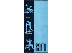 6с102.411ж1 Fitness 1 (темно-синий4) Полотенце махровое 67х150см