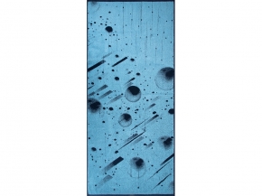 6с102.411ж1 Брызги (т.синий2) Полотенце махровое 67х150см