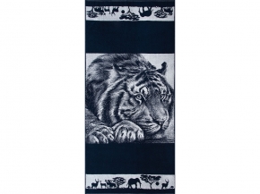 6с102.411ж1 Фото отдых (т.синий) Полотенце махровое 67х150см