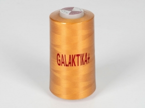 Нитки П/Э 40/2 (5000 ярдов) "GALAKTIKA" оранжевый*142