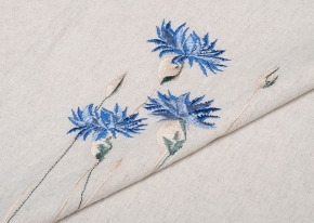 25С172-ШР/в/ст. Наволочка верхняя 50*70 "Васильки" цв. 330 рис. 37