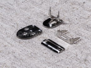 Брючный крючок 3 шипа/4 дет. никель (уп.100шт)