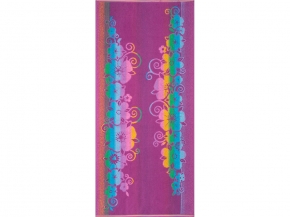 6с102.411ж1 Алеся (ярко-фиалковая радужка) Полотенце махровое 67х150см