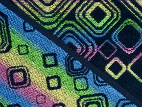 6с102.413ж1 Мишель (т.радужка) Полотенце махровое 81х160см