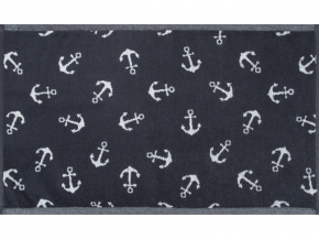6с104.411ж1 Якоря(антрацит) Полотенце махровое 67х40см