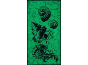 6с102.413ж1 На берегу (темно-синий7) Полотенце махровое 81х160см