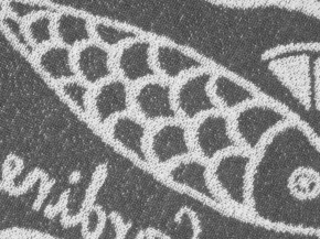 1с105.413ж1 Сардины(графит6) Полотенце махровое 50х30 см