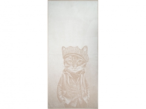 6с102.511ж2 Козырек(лен3) Полотенце махровое 67х150см