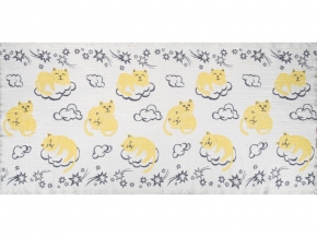 20С211-ШР/у. 130*60 Полотенце "Ночка-1" цв. 4 рис. 993 жёлтый