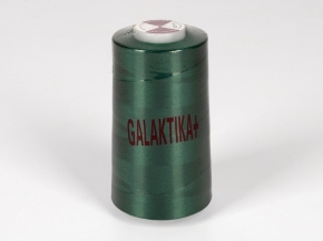 Нитки П/Э 40/2 (5000 ярдов) "GALAKTIKA+" зеленый*222