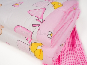 3976 Набор декоративный для детской кроватки "Мишутки" цв. розовый