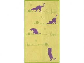 6с103.412ж1 Love-клубок(3-сирень4) Полотенце махровое 50х90см