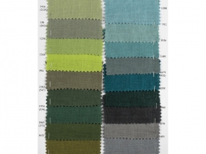 Карта цветов льняных тканей (Беларусь)