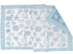 17с125-ШР/у 60*130 полотенце "Море" цв. 270 голубой