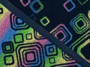 6с104.413ж1 Мишель (т.радужка) Полотенце махровое 81х40см