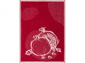 3с103.414ж1 Арт-гранат(бордо1) Полотенце махровое 50х70 см