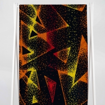 6с102.413ж1 Осколки (СН1 т.синий) Полотенце махровое 81х160см