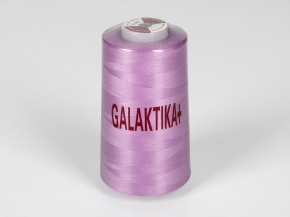 Нитки П/Э 40/2 (5000 ярдов) "GALAKTIKA+" сиренево-розовый*195