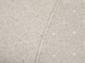 21С256-ШР D204 Скатерть круглая "Лунный цветок" цв. 6 рис. 298 серый