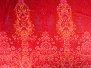 Герцогиня компаньон, цвет красный рисунок 20051/1 Перкаль ширина 220см