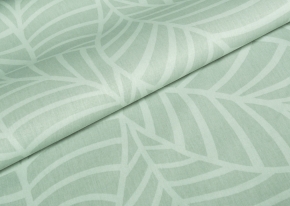 Тик набивной Leaves on gray S 336732, 220см