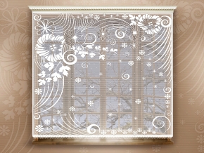 М359 ЗАНАВЕСКА белый 1.60*1.70м