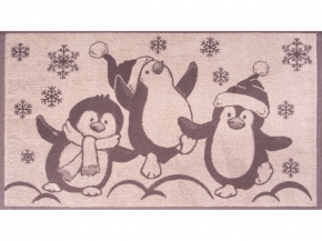 6с103.412ж1 Пингвины(т.с.мальв1) Полотенце махровое 50х90см