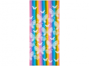 6с102.411ж1 Беляночка (белая радужка) Полотенце махровое 67х150см