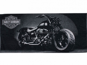 6с102.411ж1 Harley Davids (темно-синий) Полотенце махровое 67х150см
