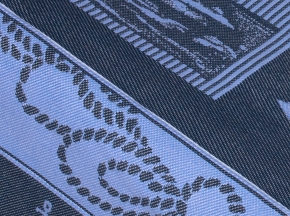 8с11.110ж1 Море (джинс4) Покрывало декор.206х160см