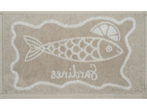 1с105.513ж2 Сардины (лен3) Полотенце махровое 50х30 см