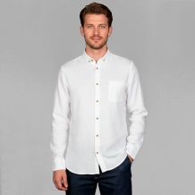 24С7-ШР/039/у 101/0 Сорочка мужская верхняя,  лен-100