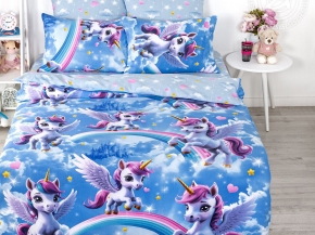 Бязь набивная Единорожки рис.13452-1, 150см