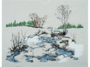 24С112-ШР/р.п./фкор Комплект полотенец из 3 шт 46*60 "От марта до мая-3" цв. 1 рис. 34