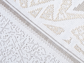 Д221АБ/кор. СКАТЕРТЬ ДЕКОРАТИВНАЯ 2775  бел.с яр-серым 2.35 м*1.60 м рис. Д221АБ