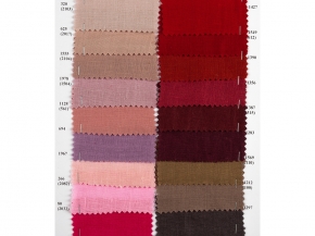 Карта цветов льняных тканей (Беларусь)