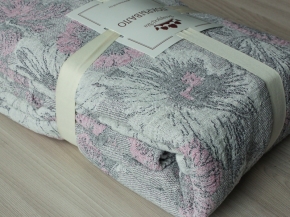 18С50-ШР/у/л.с.уп. 240*210 Покрывало "Цветочный ковер" рис. 202 цв.23 розовый
