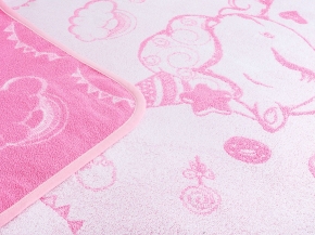 5с081.400.1 Единорожек-праздник(розовый2) Плед 103х160 см