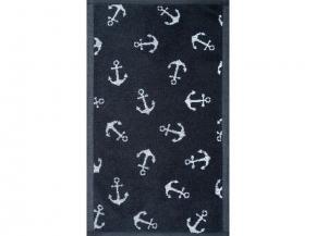 1с105.413ж1 Якоря(антрацит) Полотенце махровое 50х30 см