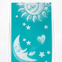 6с102.411ж1 Лунный поцелуй(м.волна1) Полотенце махровое 67х150см