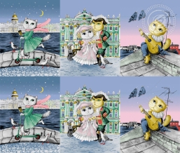 Рогожка рис. 23208/1 Променад, 150см