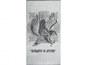 6с102.413ж1 Честь и отвага(антрацит) Полотенце махровое 81х160см