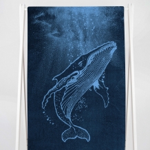 6с102.413ж1 Навстречу свету (темно-синий6) Полотенце махровое 81х160см