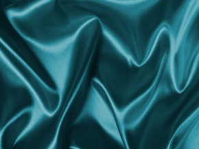 Ткань атлас-сатин 100-12/150 сине-бирюзовый, 150см