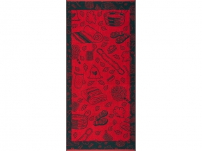 6с102.411ж1 Атрибуты бани(т.зеленый1) Полотенце махровое 67х150см