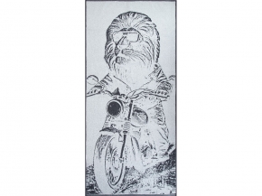 6с102.411ж1 Моторалли(антрацит) Полотенце махровое 67х150см